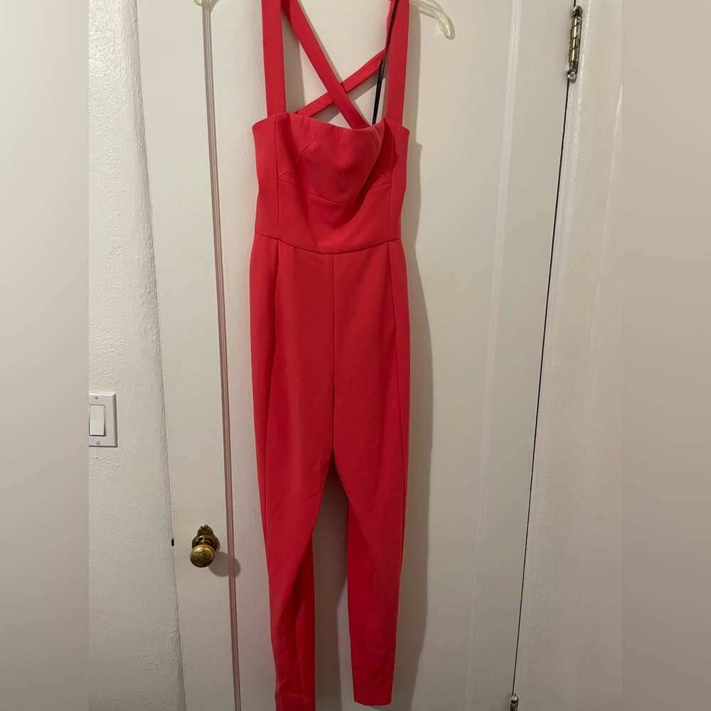 Coral jumpsuit